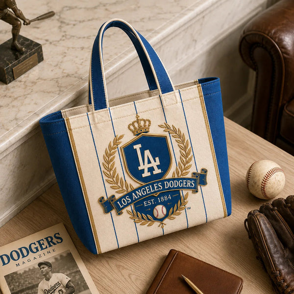 LAD Heritage Crest - Cream, Royal Blue and Gold Tote - main