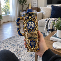 INT Nerazzurri Sempre Insieme - Ornate Crest Tumbler