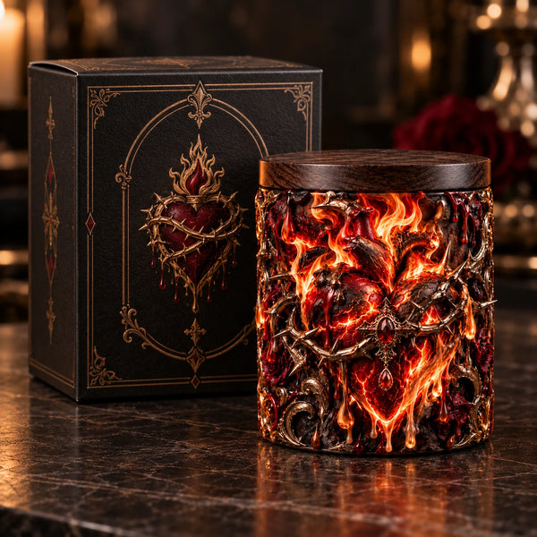 Molten Sacred Heart - Fire, Thorns and Gothic Contrast - main