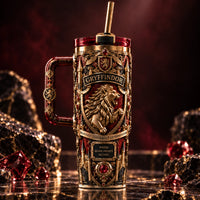 Where Brave Hearts Belong - A Crest Study in Red and Gold