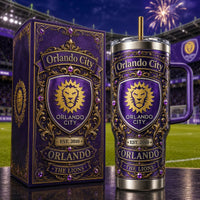 ORL Heritage Crest - Purple and Gold Ornamental Tumbler