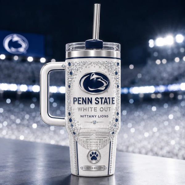 PSU White Out - Crystal-Lit Ivory Tumbler Composition - main