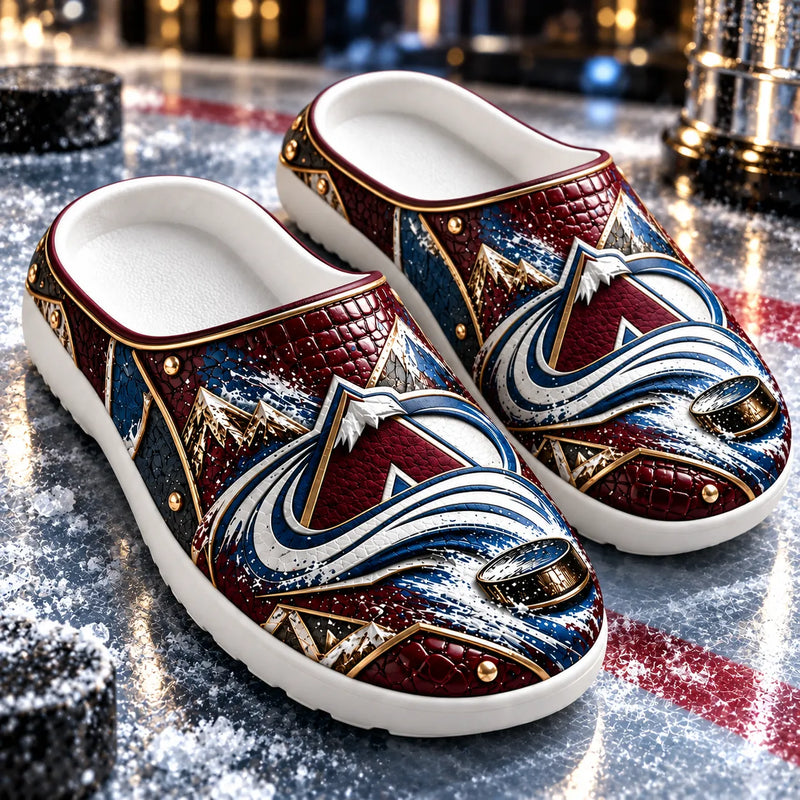COL Mountain Sweep - Burgundy Ice Clog Sandals