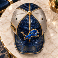 DET - Motor City Emblem in Blue and Gold