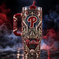 PHI Heritage Panel - Ornate Crest and Skyline Drinkware