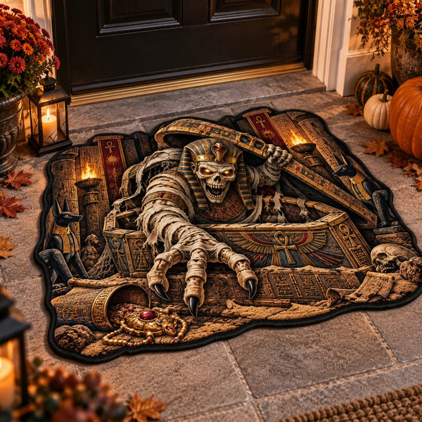Curse Unleashed - Pharaoh Mummy Doormat Built for Impact - main