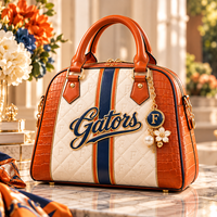 FLA Script - Collegiate Stripe Statement Handbag