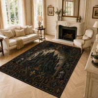 Castle in Shadow - Gothic Heraldry Floor Composition