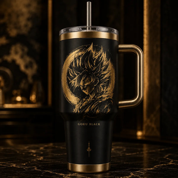 Gilded Obsidian - GB Portrait in Gold and Black - main