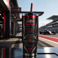 Forged Carbon and Racing Red - RBR 33 Tumbler
