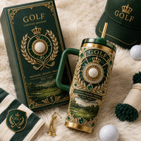GOLF, Est. 1457 - Emerald and Gilt Heirloom Tumbler