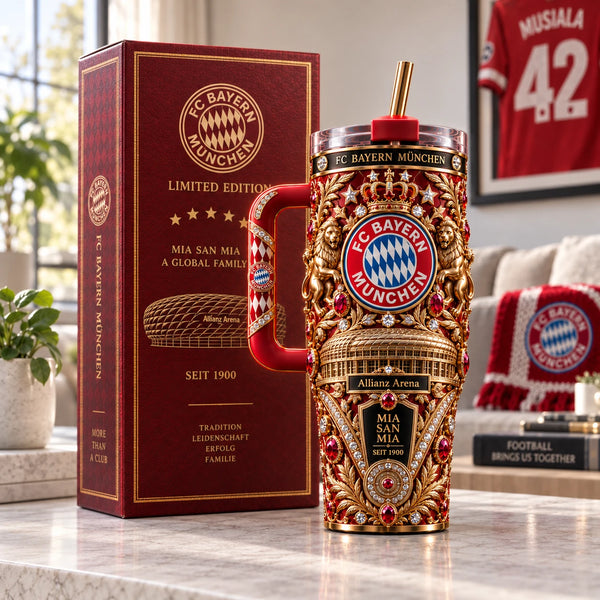 FCB Crest Royale - Gilded Bavarian Diamond Tumbler - main