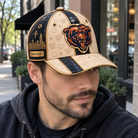 CHI Crest - Cream, Navy and Gold Cap Study