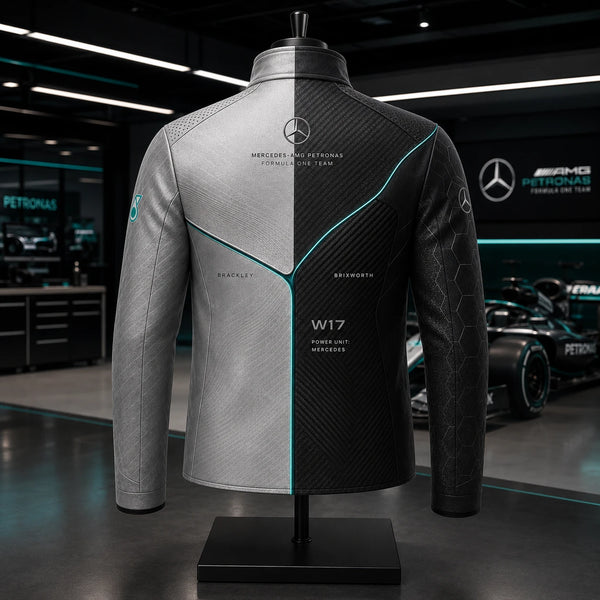 Silver Meets Carbon - MER W17 Split-Panel Jacket - main