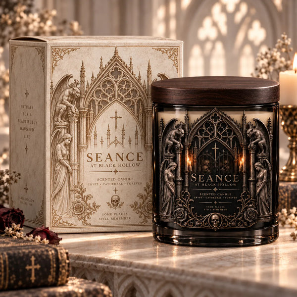 Seance at Black Hollow - Cathedral Gothic Statement Candle - main