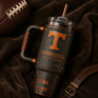TENN Heritage - The Amber T on a Weathered Vintage Panel