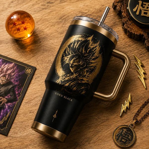 Gilded Obsidian - GB Portrait in Gold and Black - main