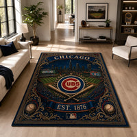 CHC Heritage Field - Ornate Emblem Statement Rug
