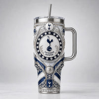 TOT - Heritage Crest in Navy and Silver Relief