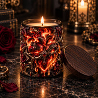 Molten Sacred Heart - Fire, Thorns and Gothic Contrast