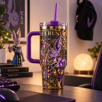 Beerus - Gilded Violet Regalia, Composed and Sovereign