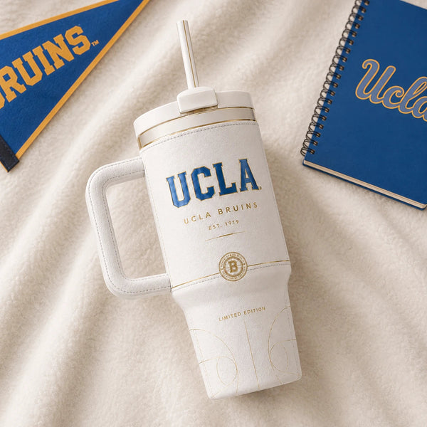 UCLA in Ivory - Collegiate Type, Quiet Gold Detailing - main