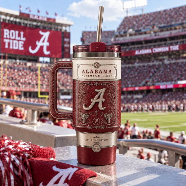 ALA Heritage Crest - Crimson and Cream Tumbler Statement - main
