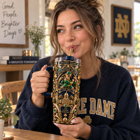Gilded Guard - ND Fighting Irish Ornamental Tumbler