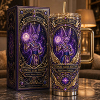 Beerus - Celestial Deity in Gold and Violet Stillness