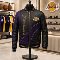 LAL Purple and Gold - Vertical Lettering Statement Jacket