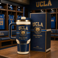 UCLA Crest - Navy, Cream and Gold in Collegiate Balance