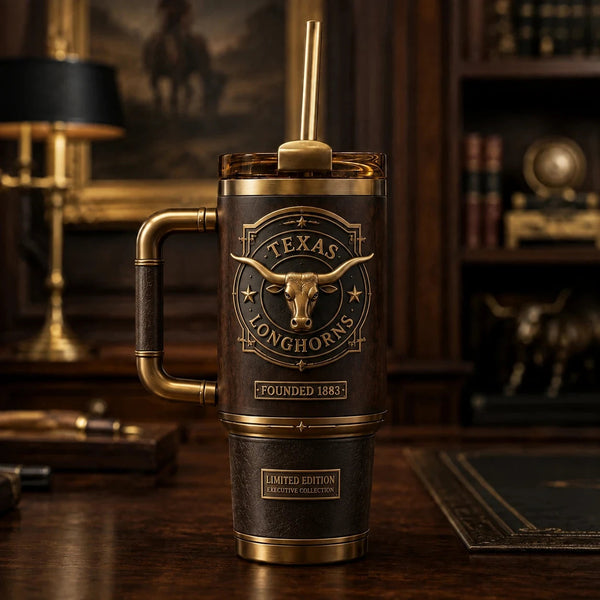TEX Heritage Crest - Aged Bronze Emblem Tumbler - main