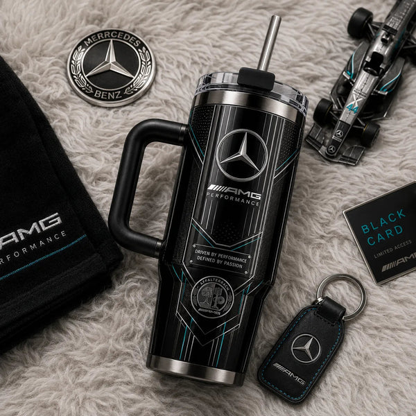 Black Panel Precision - MB AMG Tumbler With Quiet Confidence - main