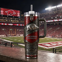 ARK Heritage - Crimson Scale and Pewter Relief Tumbler