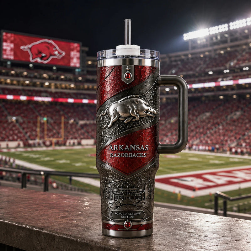 ARK Heritage - Crimson Scale and Pewter Relief Tumbler