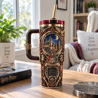 Draco Dormiens - Moonlit Castle Crest Tumbler