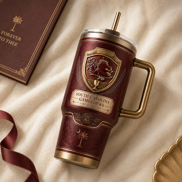 SC Crest - Garnet Heritage on a Tumbler Silhouette - main