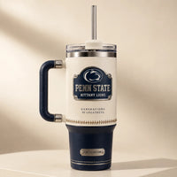 PSU Heritage Panel - Cream and Navy Collegiate Tumbler