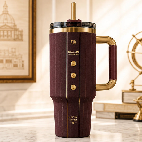 TAMU Corps Heritage - Maroon Dress Uniform Tumbler - main
