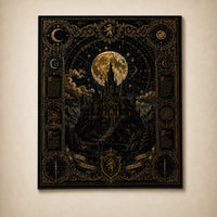 Moonlit Citadel - Celestial Cartography Floor Composition