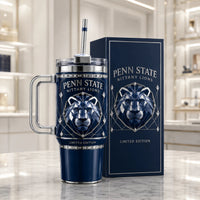 PSU Lion Crest - Navy, Facets and Quiet Composure