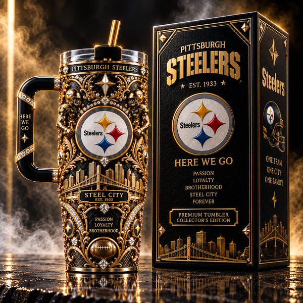 PIT Steel City - Gold Filigree, Skyline and Team Identity - main