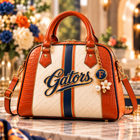 FLA Script - Collegiate Stripe Statement Handbag
