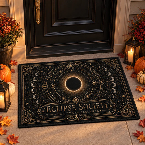 Eclipse Society - Celestial Halloween Elegance Doormat - main