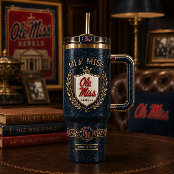 MISS Crest - Navy Lacquer, Gold Laurel and Quiet Heraldry - main