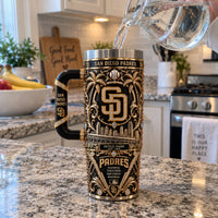 SD Gilded Heritage - Ornamental Baseball Tumbler
