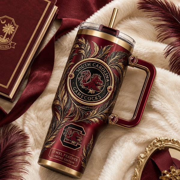 SC Crest in Gilded Foliage - A Study in Ornament and Stillness - main