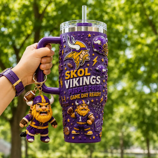 MIN Skol Purple Pride - Wraparound Game Day Tumbler Graphic - main