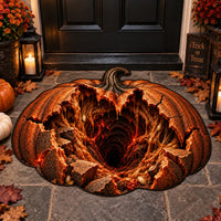 Hollow Gourd - Cracked Pumpkin Threshold Mat