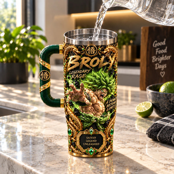 Legendary Rage - Broly in Emerald and Gold, Full Force Wrap - main